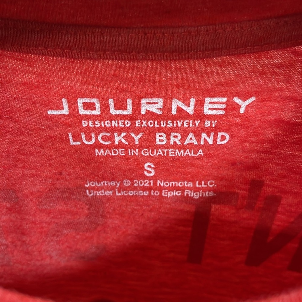 Lucky 🍀 Brand Journey T-shirt, sz S - Picture 2 of 5